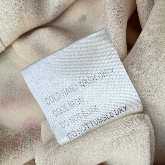 Princess Polly Karla Printed Tie Mini Dress Cream Multicolor Size 10 - Picture 11 of 12